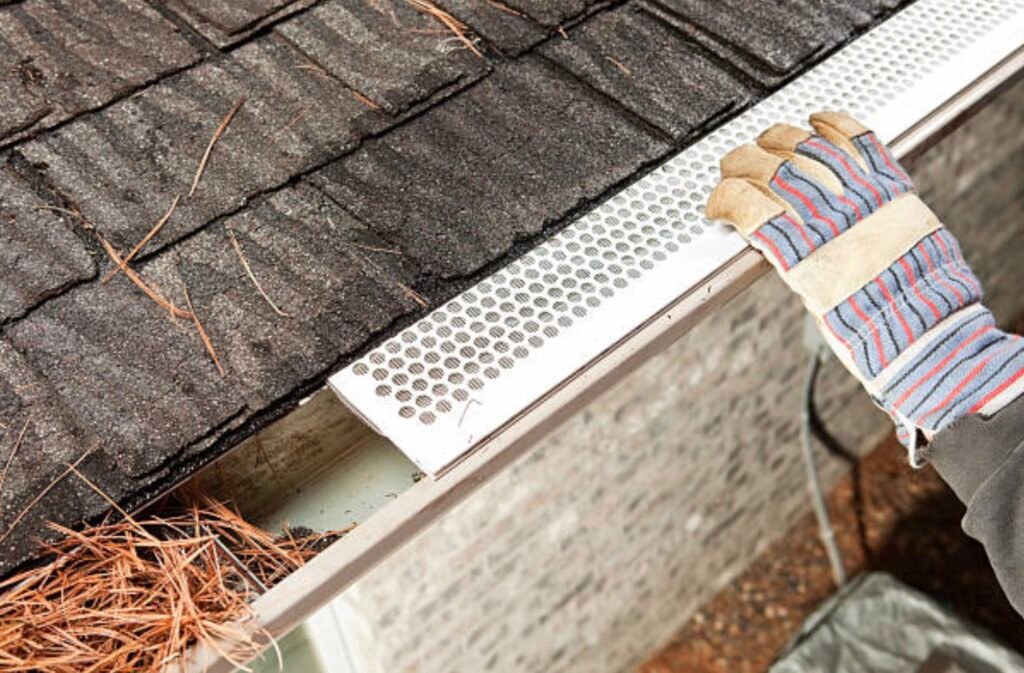 one of the types of gutter guards is mesh gutter guards