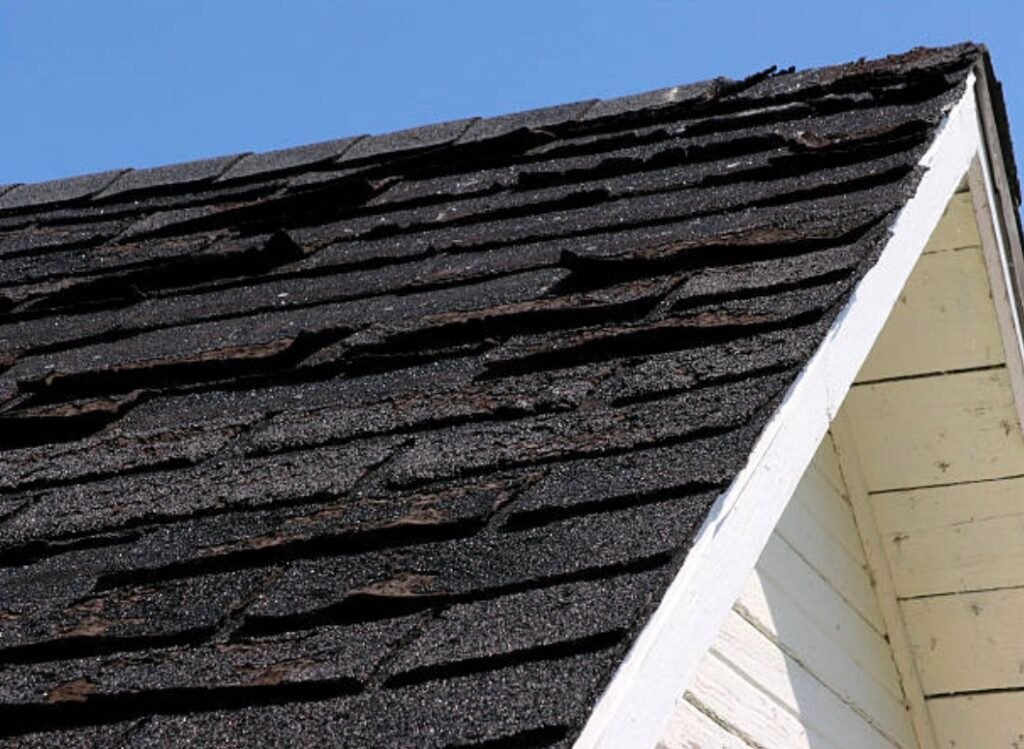 damaged roof